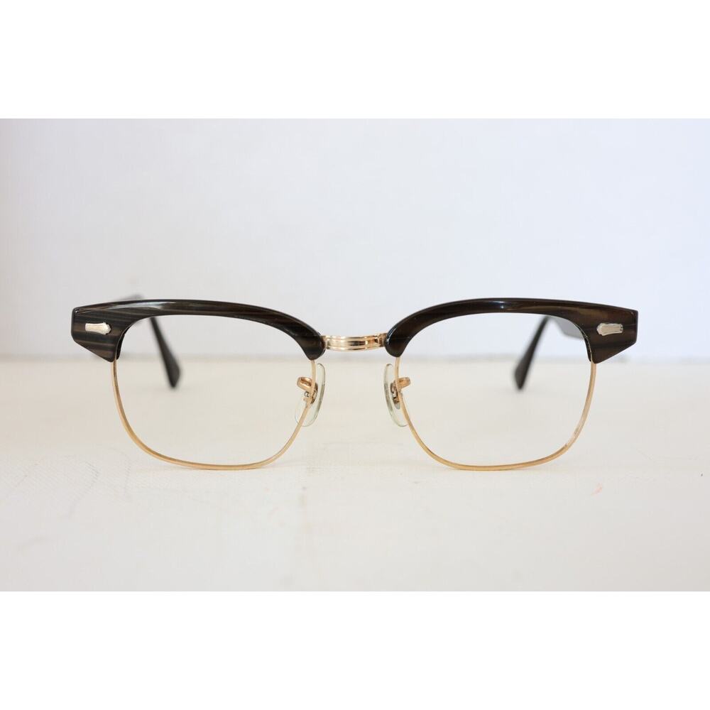 SRO optical styl rite eyeglasses 12k GF 1950s 50-22 New Old Stock Vintage Preppy
